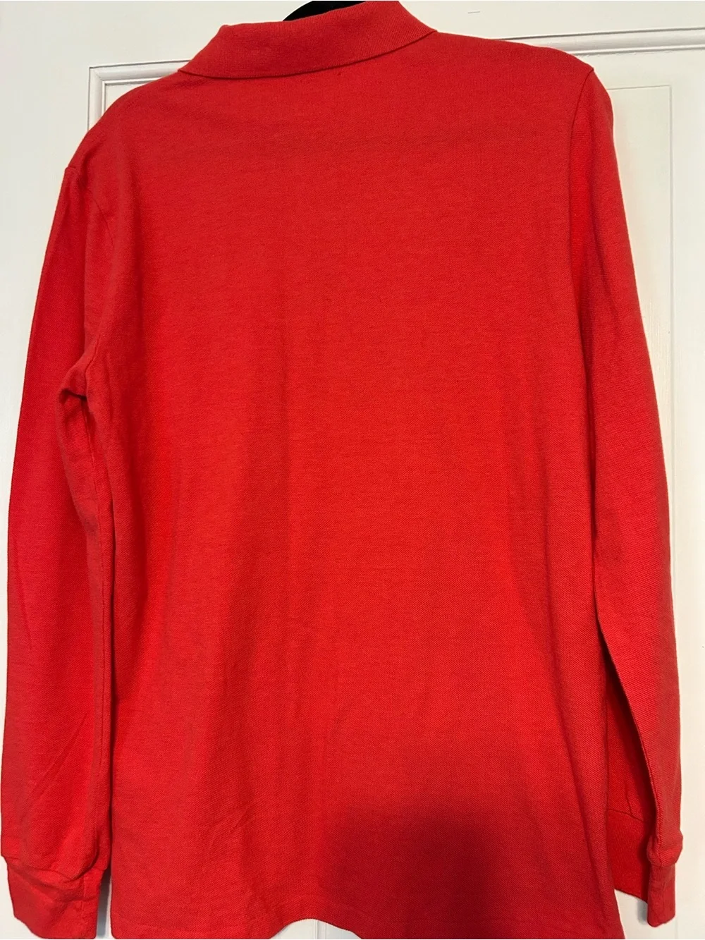 NWOT Polo by Ralph Lauren Long Sleeve Polo Shirt in Red with Blue Pony
